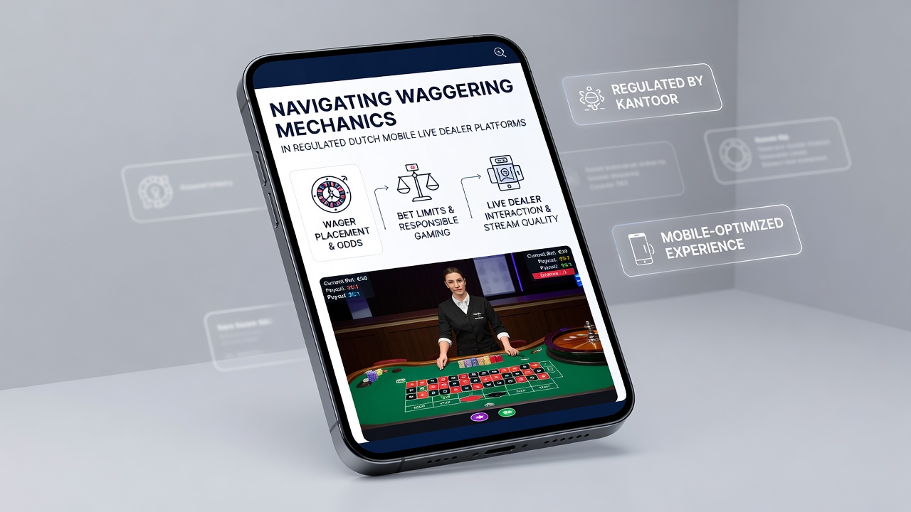 Close-up van een mobiel scherm met live baccarat tafel en inzetgeschiedenis in een Nederlandse app